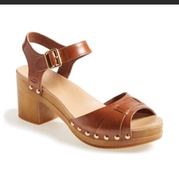 Ugg Janie Rust Brown Sandal Size 7 